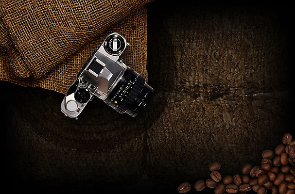 PSD 편집이미지 계절 커피 백그라운드 무늬 프레임 사람없음 가로 전자제품 카메라 공백 가전제품 원두 가을 포장지 이미지편집 음료 포장 파일형식