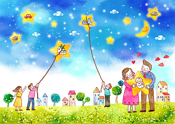 전신 PSD 나무 구름 여자 남자 행복 별 어린이 돈 일러스트 학사모 가족 자동차 밤하늘 엄마 주택 희망프로젝트 사랑 서기 사람 초원 여러명 성인 야외 건물 가로 부모 희망 꿈 달 하트 아기 신생아 메시지 아빠 야간 사회이슈 소원 별따기 국내일러스트 자연요소 모양 식물 모자_잡화 건축물 감정 육상교통 다수 컨셉 졸업 관계 모션 하늘 재산 파일형식