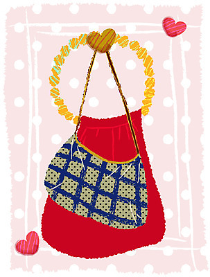 EPS 아이콘 잡화 생활용품 백그라운드 가방 사람없음 세로 물방울무늬 핸드백 하트 주머니 옷걸이 오브젝트 생활아이콘 소품아이콘 2D아이콘 모양 무늬 파일형식 벡터