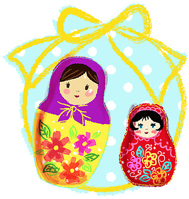 EPS 아이콘 리본 인형 생활용품 백그라운드 사람없음 장식 세로 장난감 물방울무늬 오브젝트 러시아 목각인형 기념품 생활아이콘 마트료시카 소품아이콘 2D아이콘 유럽 무늬 파일형식 벡터