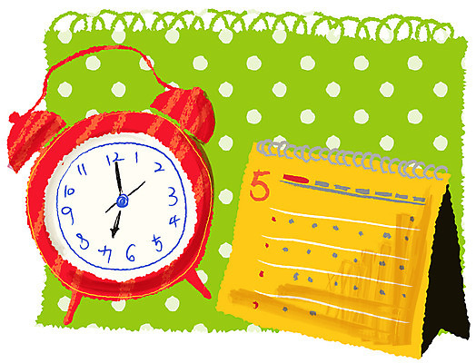 EPS 아이콘 시계 생활용품 백그라운드 사람없음 가로 사무용품 물방울무늬 공책 자명종 달력 오브젝트 스프링노트 생활아이콘 소품아이콘 탁상달력 2D아이콘 무늬 문구용품 알람 파일형식 벡터