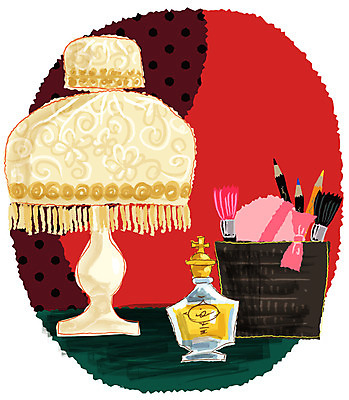 EPS 아이콘 리본 생활용품 백그라운드 조명 사람없음 장식 세로 연필 화장품 스탠드 램프 붓 향수 오브젝트 분첩 생활아이콘 소품아이콘 2D아이콘 학용품 필기구 뷰티 화장용품 파일형식 벡터