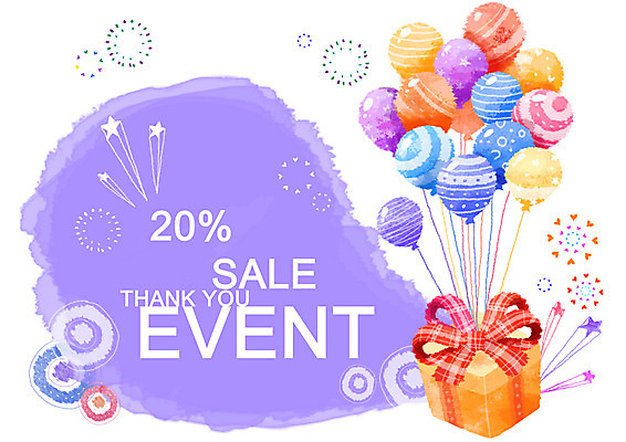 PSD 문자 알파벳 영어 백그라운드 일러스트 선물 이벤트 사람없음 가로 선물상자 원형 오브젝트 풍선 국내일러스트 도형 상자 파일형식