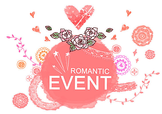 PSD 문자 알파벳 영어 꽃 별 분홍색 백그라운드 일러스트 이벤트 사람없음 장식 가로 선물상자 장미 하트 원형 덩굴 오브젝트 국내일러스트 자연요소 모양 도형 식물 컬러 선물 상자 파일형식