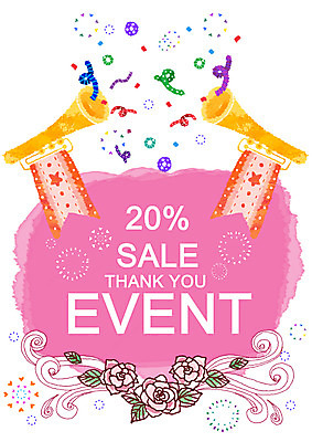 PSD 문자 알파벳 영어 꽃 물결 악기 음악 백그라운드 일러스트 관악기 이벤트 사람없음 세로 장미 세일 퍼센트 감사 트럼펫 팡파레 국내일러스트 식물 감정 문화예술 특수기호 금관악기 파일형식