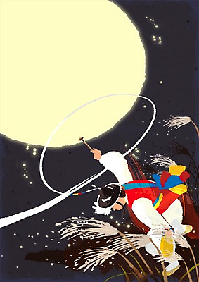 PSD 식물 한국전통 계절 명절 남자 별 컬러 일러스트 자연 밤하늘 타악기 국악기 갈대 한명 사람 풍경 20대 성인 야외 노란색 추석 가을풍경 전통놀이 공연 보름달 가을 야간 풍물놀이 사물놀이 전통공연 꽹과리 상모 상모돌리기 남자만 남자한명만 성인남자만 청년만 청년남자만 청년남자한명만 성인한명만 성인남자한명만 성인만 국내일러스트 자연요소 1 전통 기념일 악기 놀이 하늘 한국 국악 이벤트 청년 달 생태계 파일형식 가을_계절