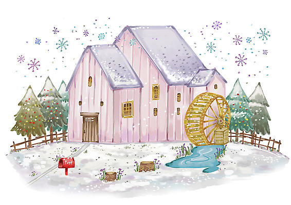 PSD 나무 식물 시설물 계절 현대건축 건축 길 백그라운드 겨울 일러스트 자연 주택 눈꽃 풍경 사람없음 야외 건물 가로 물 울타리 우체통 눈 물레방아 겨울배경 국내일러스트 자연요소 건축물 날씨 눈_날씨 담장 생태계 파일형식