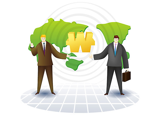 EPS 남자 세계지도 무늬 패턴 서류가방 가방 일러스트 비즈니스 사람 정장 두명 가로 금융 경제 글로벌 글로벌비즈니스 비즈니스맨 원화 금융비즈니스 격자 남자만 국내일러스트 잡화 옷 지도 돈 세계 직장인 파일형식 벡터