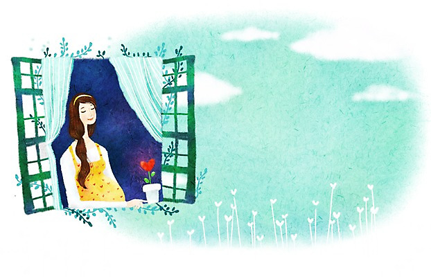 주간 PSD 식물 구름 여자 화분 줄기 백그라운드 일러스트 창문 페인터 하늘 프레임 따뜻함 한명 사람 20대 성인 공백 임산부 임신 하트 커튼 출산 포근함 순수 태교 감성 하트꽃 여자만 여자한명만 성인여자만 청년만 청년여자만 성인한명만 청년여자한명만 성인여자한명만 성인만 국내일러스트 자연요소 모양 1 꽃 컨셉 페인팅 청년 감각 파일형식