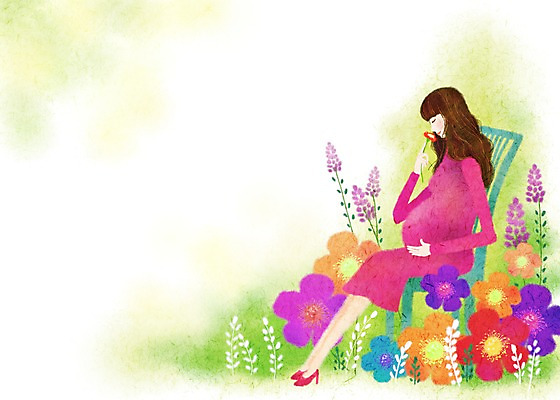 PSD 식물 여자 꽃 백그라운드 꽃밭 의자 일러스트 페인터 프레임 따뜻함 한명 사람 20대 성인 야외 공백 임산부 임신 출산 포근함 순수 태교 감성 여자만 여자한명만 성인여자만 청년만 청년여자만 성인한명만 청년여자한명만 성인여자한명만 성인만 국내일러스트 1 가구 컨셉 페인팅 청년 감각 파일형식