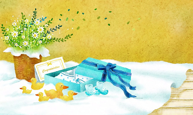 PSD 식물 옷 꽃 리본 화분 백그라운드 일러스트 페인터 실내 따뜻함 선물 사람없음 장식 선물상자 상자 바구니 꽃병 임신 출산용품 아기용품 출산 포근함 순수 아기신발 축하카드 감성 오리장난감 국내일러스트 신발 컨셉 페인팅 카드_감사 내부 장난감 감각 오브젝트 파일형식