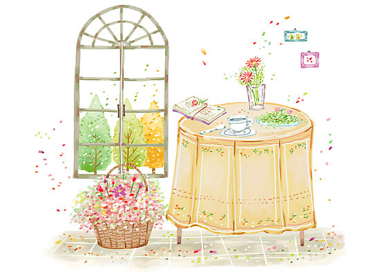 PSD 나무 식물 그릇 접시 계절 꽃 화분 화초 커피 가구 액자 백그라운드 일러스트 창문 자연 탁자 잔 실내 풍경 사람없음 가로 바구니 꽃병 봄 커피잔 꽃바구니 봄배경 국내일러스트 식기 음료 생활용품 내부 생태계 파일형식