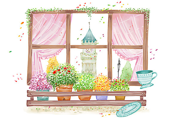 PSD 식물 그릇 접시 계절 공공시설 꽃 화분 화초 백그라운드 가로등 일러스트 창문 자연 조명 풍경 사람없음 가로 봄 커튼 커피잔 시계탑 봄배경 국내일러스트 식기 커피 잔 탑 시설 생태계 파일형식