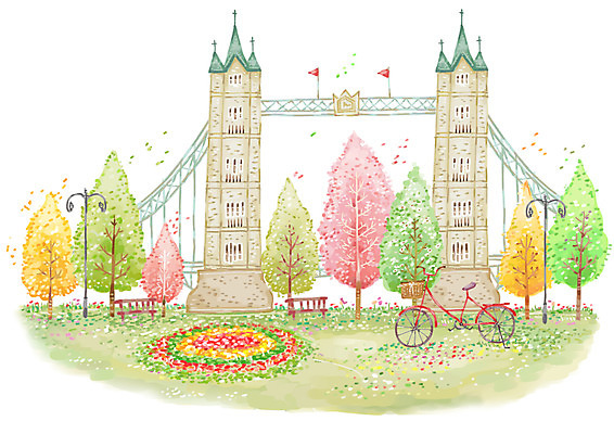 PSD 나무 식물 계절 공원 공공시설 꽃 육상교통 백그라운드 꽃밭 가로등 벤치 의자 일러스트 자연 조명 풍경 사람없음 야외 가로 자전거 봄 깃발 가교 봄배경 국내일러스트 건축물 교통수단 가구 바이크 시설 생태계 파일형식