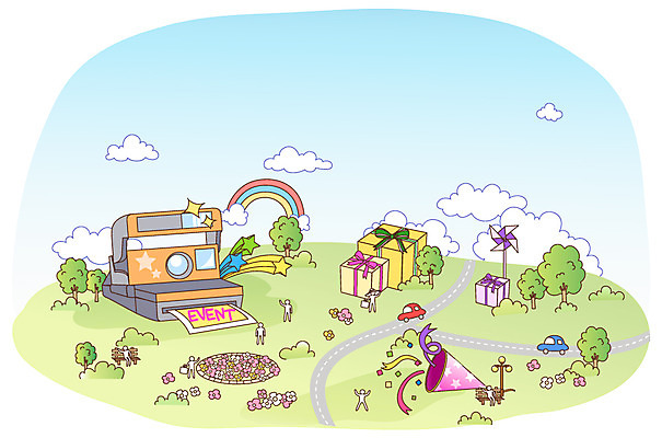 EPS 나무 식물 구름 공공시설 꽃 별 리본 도로 길 백그라운드 무지개 꽃밭 가로등 벤치 의자 라인일러스트 일러스트 자동차 조명 선물 사람 이벤트 장식 가로 선물상자 전자제품 상자 카메라 고깔모자 가전제품 라인아트 바람개비 폴라로이드 라인백그라운드 국내일러스트 자연요소 모자_잡화 선 육상교통 가구 교통시설 시설 파일형식 벡터