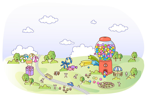 EPS 나무 식물 구름 꽃 별 리본 도로 길 백그라운드 꽃밭 벤치 의자 라인일러스트 일러스트 자동차 탁자 지팡이 사탕 선물 사람 이벤트 장식 가로 선물상자 파라솔 구슬 라인아트 오브젝트 풍선 라인백그라운드 뽑기 자판기 국내일러스트 자연요소 선 육상교통 가구 교통시설 디저트 상자 파일형식 벡터