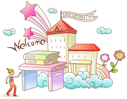 EPS 구름 여자 교육 꽃 별 무지개 일러스트 학교 청소년 한명 사람 건물 10대 책 가로 수능 시험 깃발 입시 대학교 환영 여자만 여자한명만 십대만 십대여자만 십대여자한명만 국내일러스트 자연요소 식물 1 건축물 학습 파일형식 벡터