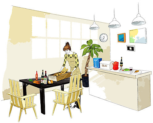 EPS 나무 식물 라이프스타일 그릇 접시 여자 화분 빵 시계 액자 채소 와인잔 술잔 의자 일러스트 창문 식탁 탁자 주전자 양파 술병 전등 조명 잔 실내 한명 사람 20대 성인 라이프 가로 주방 와인 앞치마 당근 벽시계 주부 리빙스타일 식사준비 여자만 여자한명만 성인여자만 청년만 청년여자만 성인한명만 청년여자한명만 성인여자한명만 성인만 혼족 국내일러스트 1 식기 음식 가구 주방용품 병_용기 뿌리채소 주류 청년 내부 생활 준비 리빙 싱글라이프 파일형식 벡터