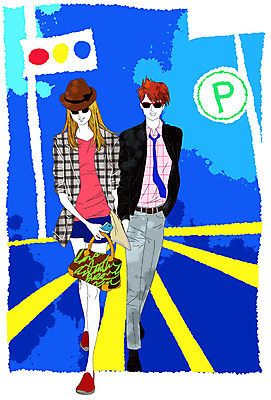 EPS 모자 라이프스타일 커플 여자 남자 구두 운동화 셔츠 가방 데이트 일러스트 반바지 바지 교통시설 사람 성인 두명 라이프 캐주얼 세로 선글라스 재킷 표지판 신호등 외출 리빙스타일 성인만 국내일러스트 잡화 옷 안경 교통 신발 상의 관계 하의 알림판 생활 외투 시설 리빙 파일형식 벡터