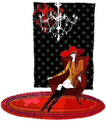 EPS 모자 라이프스타일 드레스 원피스 여자 의자 일러스트 휴식 조명 부츠 실내 한명 사람 20대 성인 취미 라이프 세로 소파 선글라스 파티 물방울무늬 카펫 모임 라운지 샹들리에 리빙스타일 챙모자 여자만 여자한명만 성인여자만 청년만 청년여자만 성인한명만 청년여자한명만 성인여자한명만 성인만 국내일러스트 모자_잡화 1 잡화 옷 안경 가구 신발 컨셉 무늬 이벤트 청년 내부 생활 리빙 파일형식 벡터