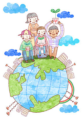 PSD 외국인 식물 구름 여자 남자 꽃 행복 화분 지구 어린이 줄기 무지개 일러스트 가족 희망프로젝트 사랑 사람 앉기 빌딩 소년 여러명 건물 세로 친구 세계 새싹 희망 하트 장애인 사회이슈 휠체어 지구촌 어린이만 국내일러스트 자연요소 모양 건축물 감정 다수 컨셉 관계 모션 인종 장애 파일형식