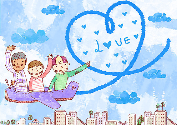 PSD 외국인 나무 구름 문자 알파벳 영어 남자 행복 어린이 일러스트 하늘 비행기 희망프로젝트 사랑 사람 손짓 빌딩 소년 건물 가로 세명 친구 희망 하트 비행 가리킴 인사 사회이슈 남자만 어린이만 소년만 국내일러스트 자연요소 모양 식물 건축물 감정 컨셉 관계 항공교통 모션 대중교통 인종 예절 파일형식