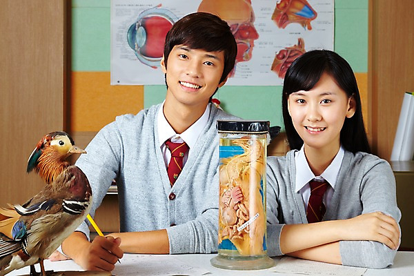 포토 JPG 학생 여학생 여자 교육 남자 교복 남학생 포즈 신체 학교 청소년 조류 고등학생 수업 알림판 실내 고등학교 미소 웃음 사람 동양인 상반신 두명 필기구 연필 스쿨라이프 한국인 원앙 카디건 책상 보고서 과학교육 과학실 동물모형 박제 실험보고서 십대만 국내포토 동물 라이프스타일 옷 과학 가구 문구용품 학용품 표정 인종 내부 모형 외투 파일형식
