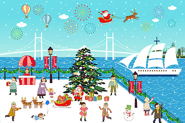 EPS 주간 나무 구름 계절 여자 기념일 남자 어린이 백그라운드 크리스마스장식 크리스마스 겨울 가로등 일러스트 난간 눈사람 폭죽 선물 사람 소녀 이벤트 소년 여러명 야외 선물상자 크리스마스트리 산타클로스 상점 축제 루돌프 열기구 눈 유람선 즐거움 썰매 풍선 가교 선박 어린이만 겨울배경 국내일러스트 자연요소 식물 건축물 공공시설 감정 다수 수상교통 배_교통 항공교통 날씨 사슴 상자 파일형식 벡터