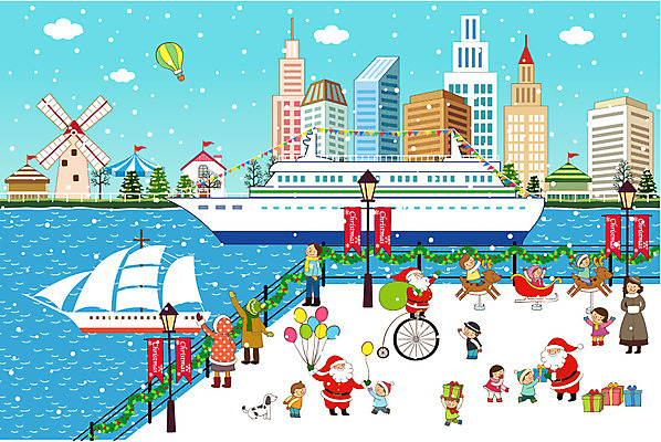 EPS 주간 나무 구름 계절 여자 기념일 남자 어린이 백그라운드 크리스마스 겨울 가로등 일러스트 난간 선물 사람 풍경 소녀 이벤트 소년 여러명 야외 건물 선물상자 산타클로스 축제 풍차 열기구 눈 도시 개 유람선 즐거움 풍선 외발자전거 선박 어린이만 겨울배경 국내일러스트 자연요소 식물 건축물 공공시설 감정 다수 수상교통 배_교통 포유류 항공교통 날씨 상자 자전거 파일형식 벡터
