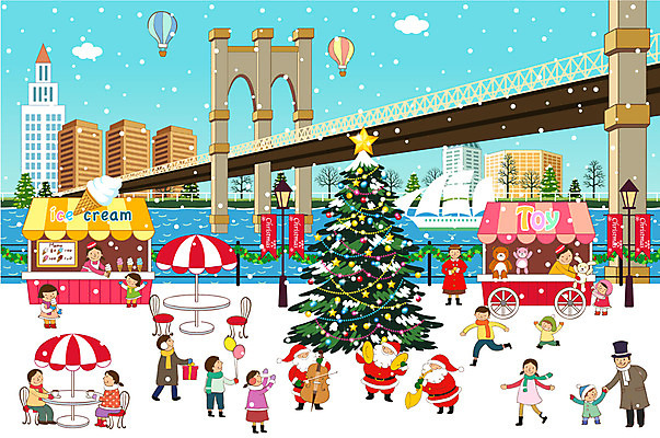EPS 주간 나무 구름 계절 여자 기념일 남자 어린이 악기 백그라운드 크리스마스 겨울 연주 가로등 의자 일러스트 난간 탁자 현악기 아이스크림 타악기 선물 사람 풍경 소녀 이벤트 소년 여러명 야외 건물 선물상자 강 산타클로스 상점 열기구 눈 도시 나팔 즐거움 풍선 심벌즈 콘트라베이스 가교 선박 어린이만 겨울배경 국내일러스트 자연요소 식물 건축물 공공시설 감정 음악 가구 다수 수상교통 항공교통 날씨 디저트 상자 파일형식 벡터