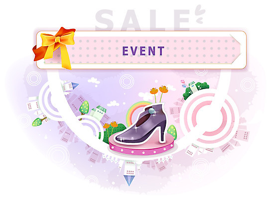 EPS 나무 구름 잡화 꽃 리본 구두 백그라운드 신발 일러스트 주택 프레임 틀 이벤트 사람없음 건물 장식 가로 울타리 쇼핑 세일 물방울무늬 원형 풍선 국내일러스트 자연요소 도형 식물 건축물 무늬 담장 파일형식 벡터