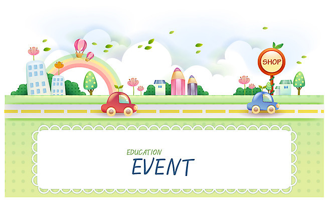 EPS 나무 구름 교육 꽃 도로 길 육상교통 백그라운드 무지개 일러스트 승용차 자동차 나뭇잎 색연필 프레임 알림판 틀 이벤트 빌딩 사람없음 건물 가로 필기구 연필 새싹 물방울무늬 공백 기구 열기구 표지판 국내일러스트 자연요소 식물 건축물 교통수단 잎 무늬 항공교통 교통시설 문구용품 학용품 파일형식 벡터