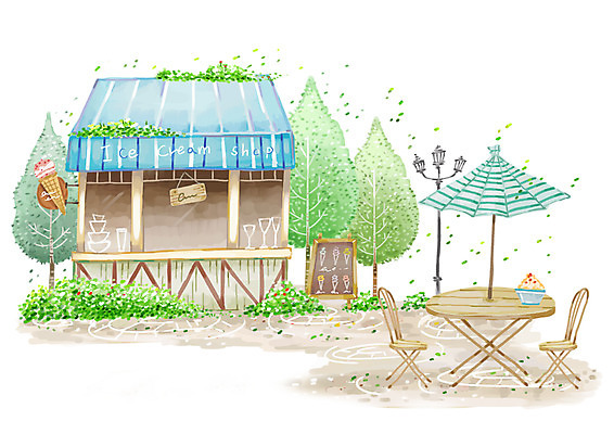 주간 PSD 나무 식물 건축물 사계절 계절 공공시설 건축 백그라운드 잎 가로등 의자 일러스트 자연 탁자 바람 아이스크림 풍경 사람없음 야외 건물 여름 상점 파라솔 메뉴판 아이스크림가게 국내일러스트 자연요소 가구 날씨 디저트 시설 생태계 아이스크림장사 파일형식