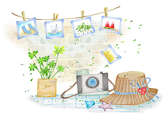 PSD 식물 모자 사계절 계절 화분 줄 백그라운드 일러스트 자연 불가사리 실내 집게 풍경 사람없음 여름 카메라 밀짚모자 기념사진 사진현상 인화 현상 국내일러스트 모자_잡화 잡화 극피동물 내부 전자제품 촬영 생태계 파일형식