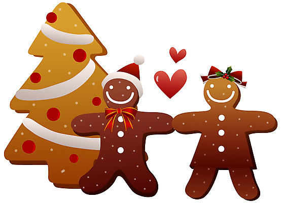 EPS 계절 기념일 리본 종교 음식 크리스마스장식 크리스마스 일러스트 디저트 크리스마스카드 사람모양 표정 미소 웃음 사람없음 장식 쿠키 제과 하트 트리모양 국내일러스트 모양 카드_감사 이벤트 크리스마스트리 제과제빵 파일형식 벡터