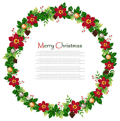 EPS 템플릿 계절 기념일 꽃 잎 크리스마스장식 크리스마스 겨울 카드템플릿 크리스마스용품 나뭇잎 크리스마스카드 프레임 틀 사람없음 장식 화환 장식볼 솔방울 원형프레임 이미지템플릿 카드프레임 식물 카드_감사 이벤트 원형 용품 파일형식 벡터
