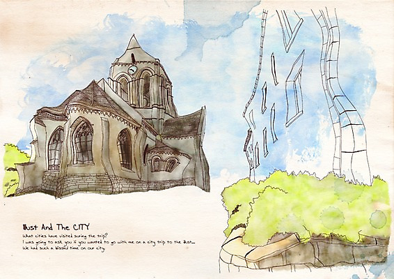PSD 구름 건축물 건축 종교 시계 백그라운드 고건축 라인일러스트 일러스트 종교건축 하늘 수채화 풍경 사람없음 야외 건물 성당 교회 도시 그림 화단 기하학 국내일러스트 자연요소 무늬 파일형식