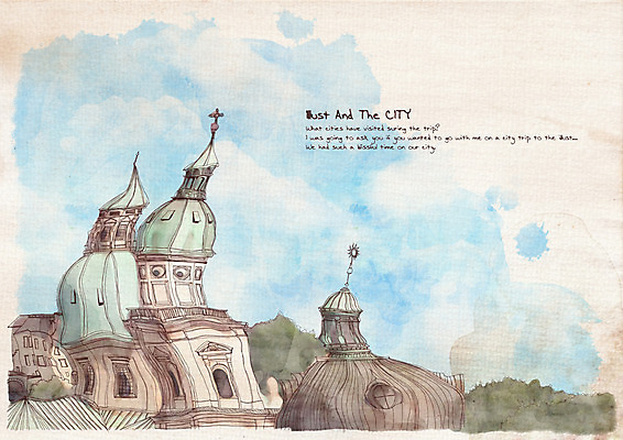 PSD 구름 건축물 건축 종교 백그라운드 십자가 고건축 라인일러스트 일러스트 종교건축 하늘 지붕 수채화 풍경 사람없음 야외 건물 성당 교회 도시 정상 그림 기하학 국내일러스트 자연요소 무늬 파일형식