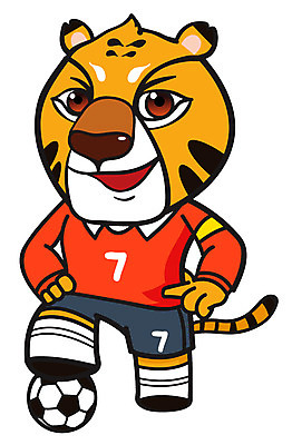 EPS 동물 직업 척추동물 캐릭터 한마리 육지동물 스포츠 동물캐릭터 포즈 유니폼 일러스트 홍보캐릭터 축구공 포유류 축구선수 운동선수 사람없음 레포츠 운동 구기 축구 호랑이 스포츠캐릭터 호랑이캐릭터 2010년 경인년 등번호 완장 일러캐릭터 1 옷 공 축구용품 레저 건강 연도 파일형식 벡터
