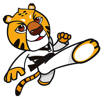 EPS 동물 직업 척추동물 캐릭터 한마리 육지동물 스포츠 동물캐릭터 포즈 올림픽 일러스트 홍보캐릭터 포유류 하계올림픽 운동선수 도복 사람없음 레포츠 운동 갈색 호랑이 킥 태권도 스포츠캐릭터 호랑이캐릭터 태권도선수 2010년 경인년 검은띠 일러캐릭터 1 옷 스포츠용품 컬러 모션 레저 건강 격투기 끈 연도 파일형식 벡터