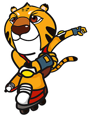 EPS 동물 직업 척추동물 캐릭터 한마리 육지동물 스포츠 동물캐릭터 일러스트 홍보캐릭터 포유류 운동선수 사람없음 레포츠 운동 갈색 호랑이 롤러블레이드 스포츠캐릭터 호랑이캐릭터 2010년 경인년 손목보호대 일러캐릭터 1 컬러 레저 건강 취미 연도 파일형식 벡터