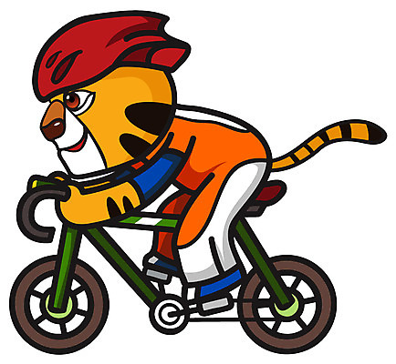 EPS 동물 직업 척추동물 캐릭터 한마리 육지동물 스포츠 동물캐릭터 일러스트 홍보캐릭터 포유류 운동선수 사람없음 레포츠 운동 갈색 자전거 호랑이 안전모 사이클선수 스포츠캐릭터 호랑이캐릭터 2010년 경인년 사이클복 일러캐릭터 1 컬러 레저 건강 바이크 헬멧 안전장비 연도 파일형식 벡터
