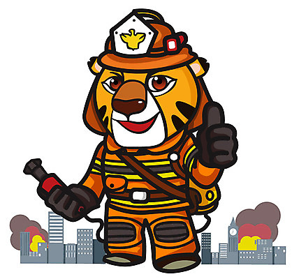 EPS 동물 직업 척추동물 캐릭터 한마리 육지동물 동물캐릭터 일러스트 포유류 불 직업캐릭터 애니멀프린트 풍경 빌딩 사람없음 건물 갈색 도시 호랑이 연기 안전모 소방관 화재 호랑이캐릭터 2010년 호스 경인년 소화_소방 소화기 119 구조대 방화복 인명구조 진압 일러캐릭터 자연요소 1 건축물 컬러 모션 구출 헬멧 안전장비 구조원 소방 사건 연도 전화번호 파일형식 벡터