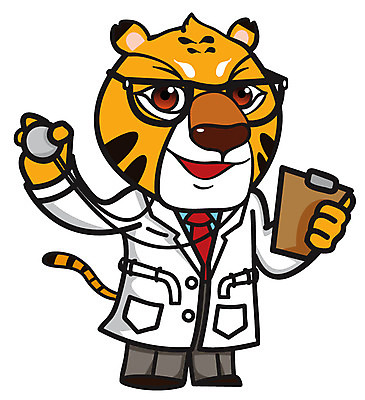 EPS 동물 직업 척추동물 캐릭터 한마리 육지동물 안경 동물캐릭터 일러스트 홍보캐릭터 포유류 청진기 애니멀프린트 사람없음 치료 갈색 진료 의사 가운 의사가운 호랑이 호랑이캐릭터 2010년 경인년 서류판 일러캐릭터 1 잡화 옷 컬러 의학 의료기기 사무용품 의료진 연도 파일형식 벡터