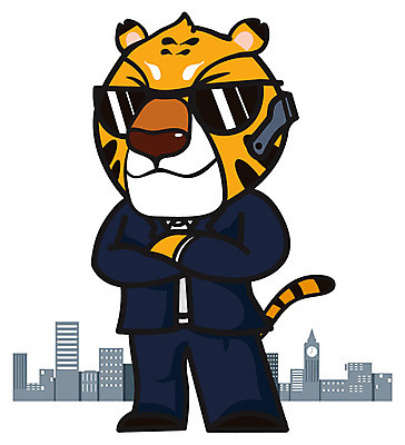 EPS 동물 직업 척추동물 캐릭터 한마리 육지동물 동물캐릭터 일러스트 포유류 직업캐릭터 애니멀프린트 안전 풍경 정장 빌딩 사람없음 건물 선글라스 갈색 팔짱 도시 호랑이 호랑이캐릭터 2010년 무전기 경인년 경호원 블루투스 일러캐릭터 1 건축물 옷 안경 컬러 모션 무선통신 연도 파일형식 벡터