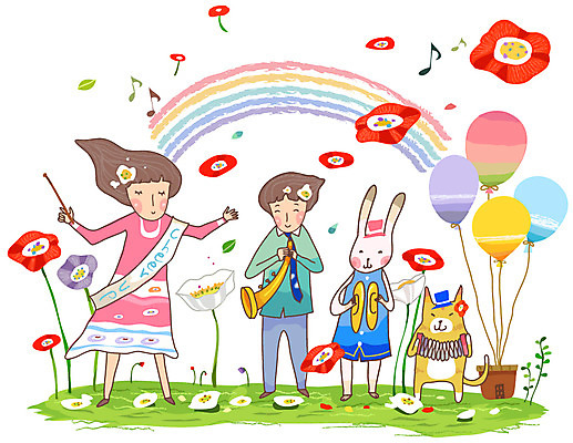 EPS 식물 동물 모자 여자 남자 꽃잎 꽃 화분 악기 줄기 무지개 연주 음표 일러스트 청소년 나뭇잎 타악기 희망프로젝트 사랑 사람 잔디 초원 두명 가로 고양이 희망 토끼 메시지 사회이슈 나팔 격려 지휘봉 풍선 지휘자 아코디언 심벌즈 십대만 국내일러스트 자연요소 기호 잡화 감정 음악 컨셉 잎 포유류 모션 반려동물 음악가 건반악기 파일형식 벡터