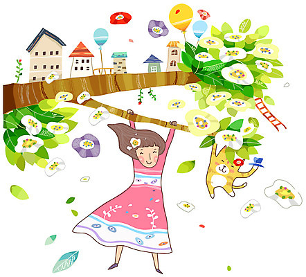 EPS 나무 식물 동물 모자 여자 꽃잎 꽃 일러스트 사다리 청소년 나뭇잎 주택 매달리기 희망프로젝트 사랑 한명 사람 건물 10대 가로 울타리 고양이 희망 나뭇가지 메시지 사회이슈 풍선 여자만 여자한명만 십대만 십대여자만 십대여자한명만 국내일러스트 1 건축물 잡화 감정 컨셉 잎 포유류 모션 담장 반려동물 도구 파일형식 벡터