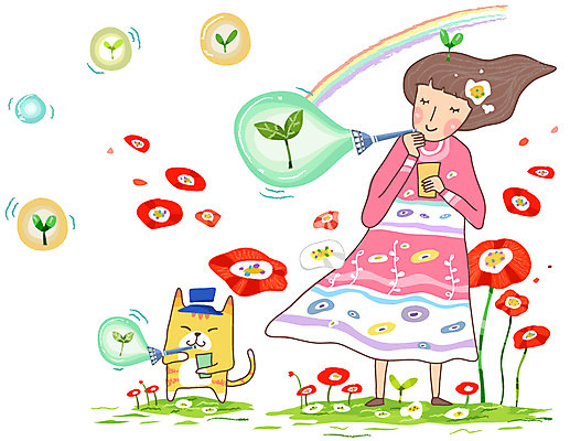 EPS 동물 모자 여자 꽃잎 꽃 무지개 일러스트 청소년 놀이 빨대 희망프로젝트 사랑 한명 사람 잔디 초원 10대 컵 가로 새싹 고양이 희망 메시지 비눗방울 사회이슈 비눗물 여자만 여자한명만 십대만 십대여자만 십대여자한명만 국내일러스트 자연요소 식물 1 식기 잡화 감정 컨셉 포유류 반려동물 파일형식 벡터