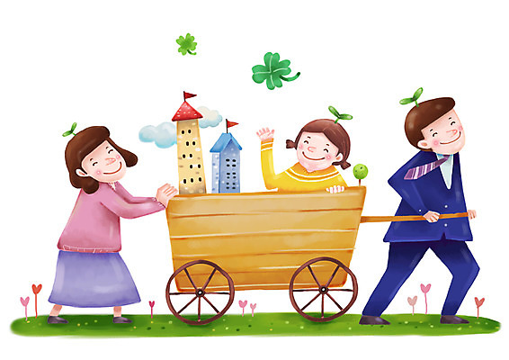 PSD 구름 여자 남자 어린이 일러스트 가족 엄마 협력 새출발 사람 소녀 빌딩 건물 가로 세명 새싹 믿음 희망 수레 자녀 하트 깃발 행운 아빠 네잎클로버 시작 국내일러스트 자연요소 모양 식물 건축물 감정 컨셉 관계 새로움 카트 클로버 출발 파일형식