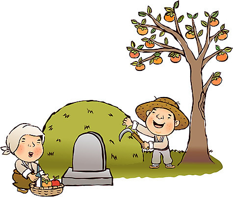 EPS 나무 식물 부부 커플 계절 여자 열매 남자 농업 과일 일러스트 술병 두건 감 사람 야외 두명 바구니 가을 농촌 시골 농부 전통의상 한복 농기구 비석 절기 감나무 밀짚모자 산소 낫 벌초 성묘 처서 국내일러스트 직업 모자_잡화 한국전통 전통 산업 관계 병_용기 주류 원소 파일형식 벡터